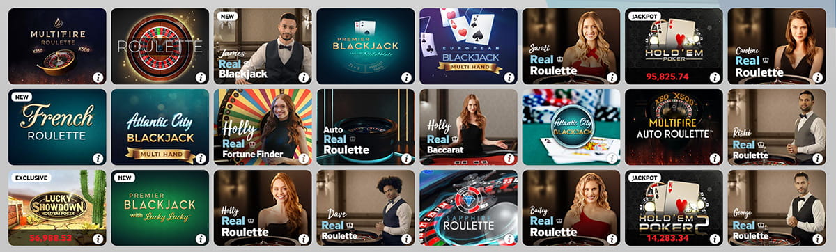 The Betway Roulette, Blackjack & Other Table Games