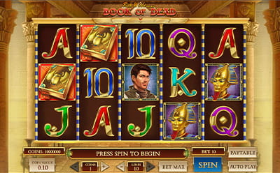 The Book of Dead Slot Game at the Royal Panda Irish Online Casino