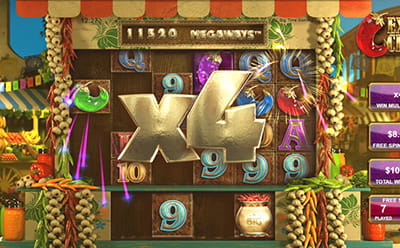 Extra Chilli Slot Bonus game