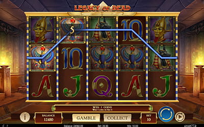Legacy of Dead Slot Bonus game