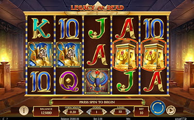 Legacy of Dead Slot Free Spins