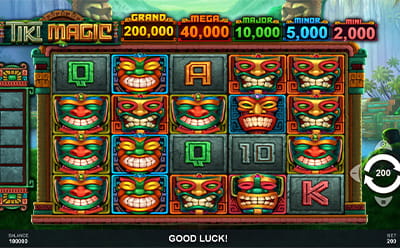 The Tiki Magic Slot Game at the LeoVegas Irish Online Casino